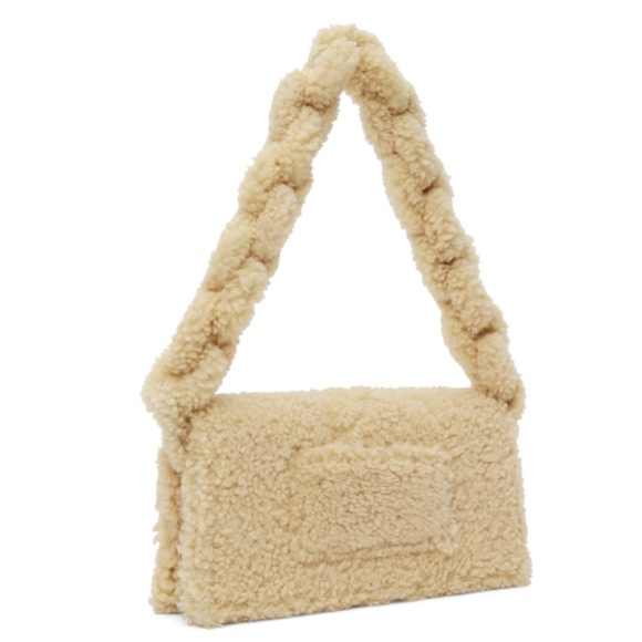 JACQUEMUS Le Bambidou Terry fur shearling shoulder bag - Picture 3 of 7
